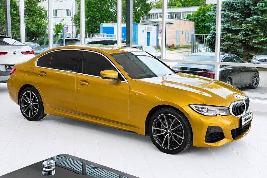 BMW 3 серия, 2022, Синий