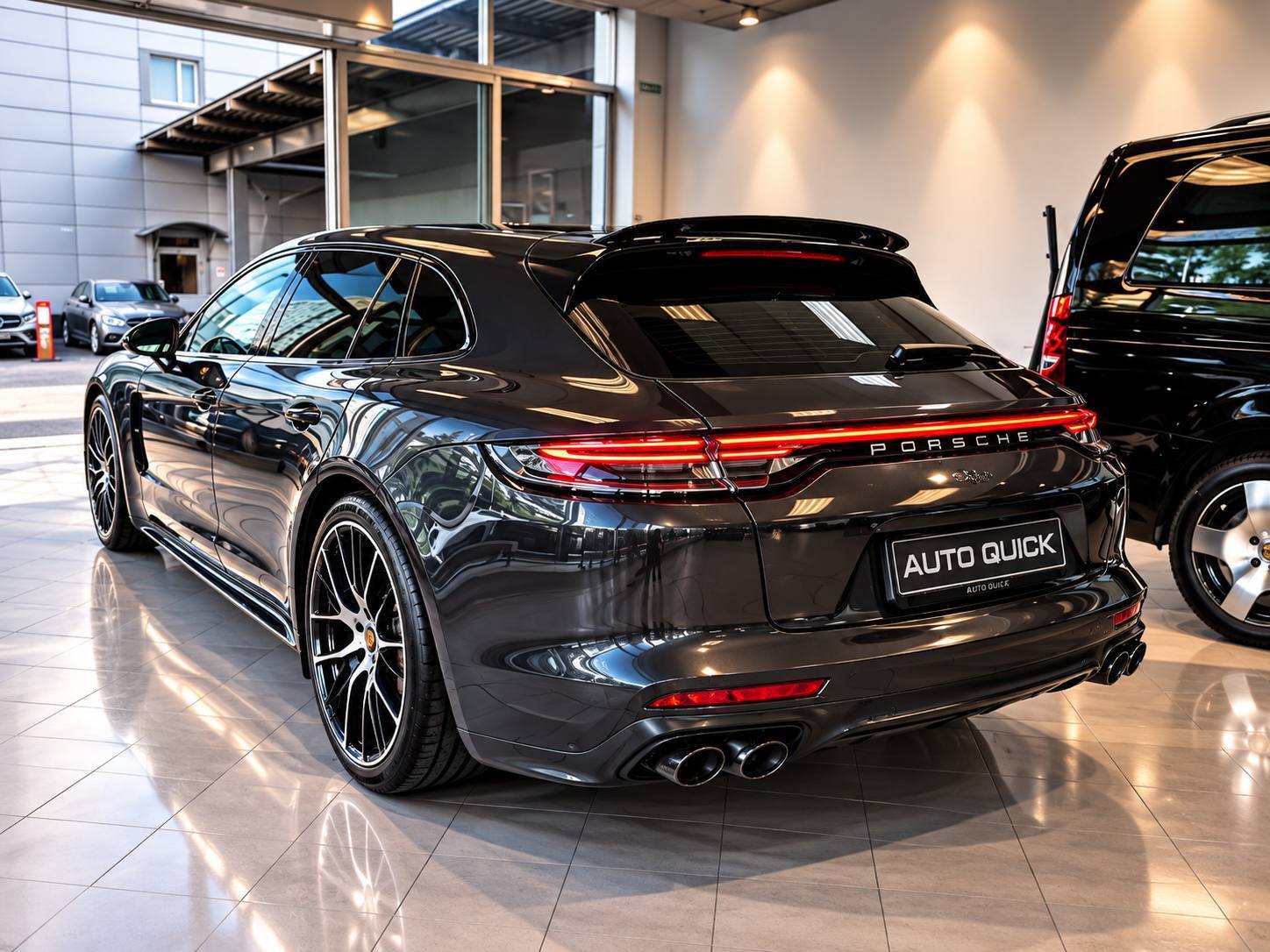 Porsche Panamera, 2020, Серый — фото 4