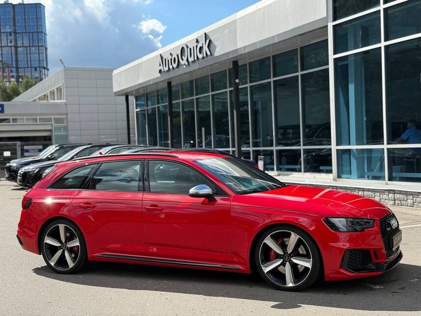 Audi RS4, 2018, Красный — фото 6
