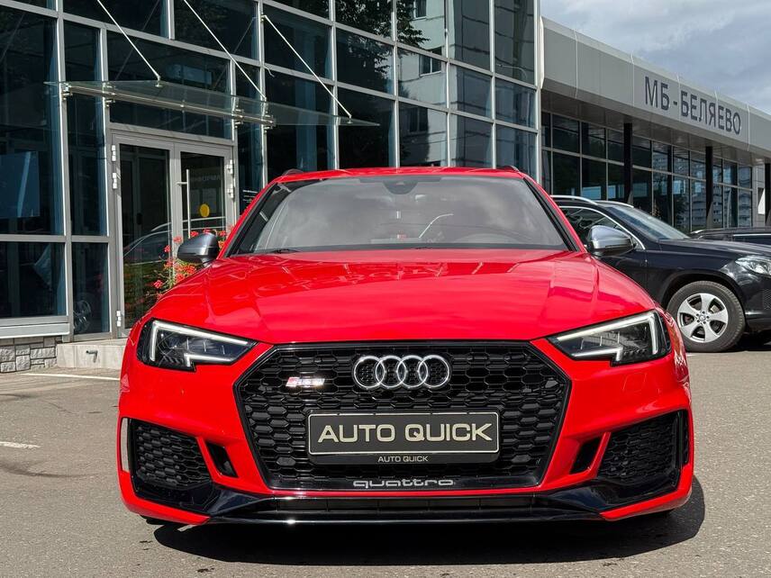 Audi RS4, 2018, Красный — фото 3