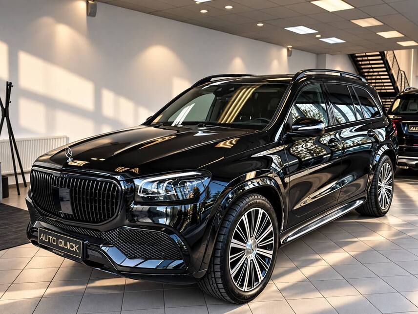 Mercedes-Benz Gls Maybach, 2021, Чёрный — фото 2
