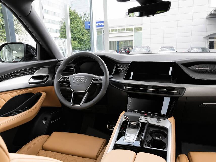 Audi Q6, 2026, чёрный  — фото 5