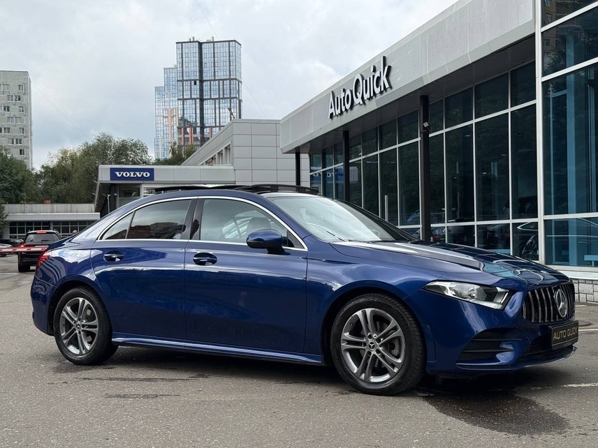 Mercedes-Benz A180L, 2021, Синий — фото 5
