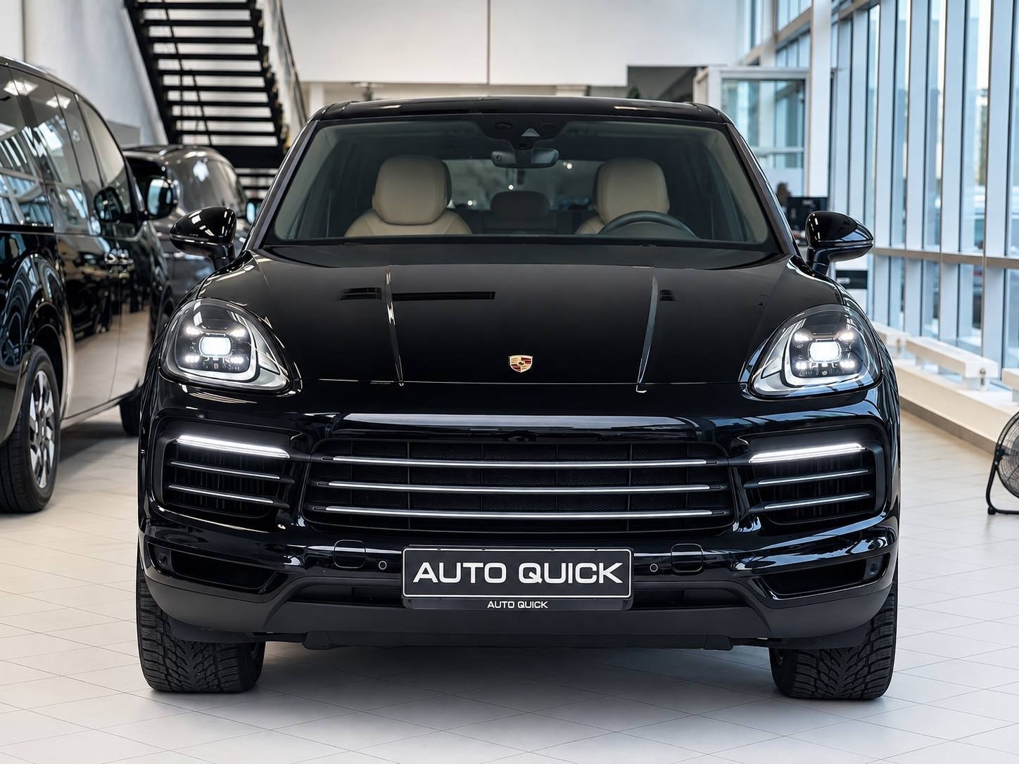 Porsche Cayenne, 2019, Чёрный
