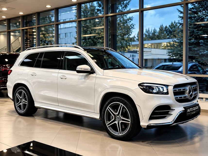Mercedes-Benz Gls 400d, 2019, Белый — фото 2