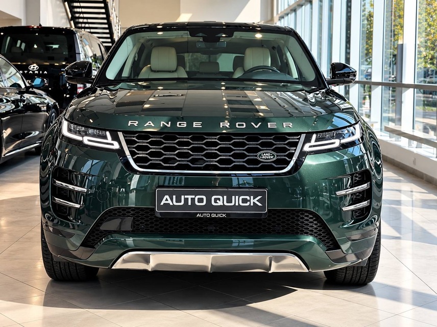 Land Rover Range Rover Evoque, 2022, Зелёный — фото 2