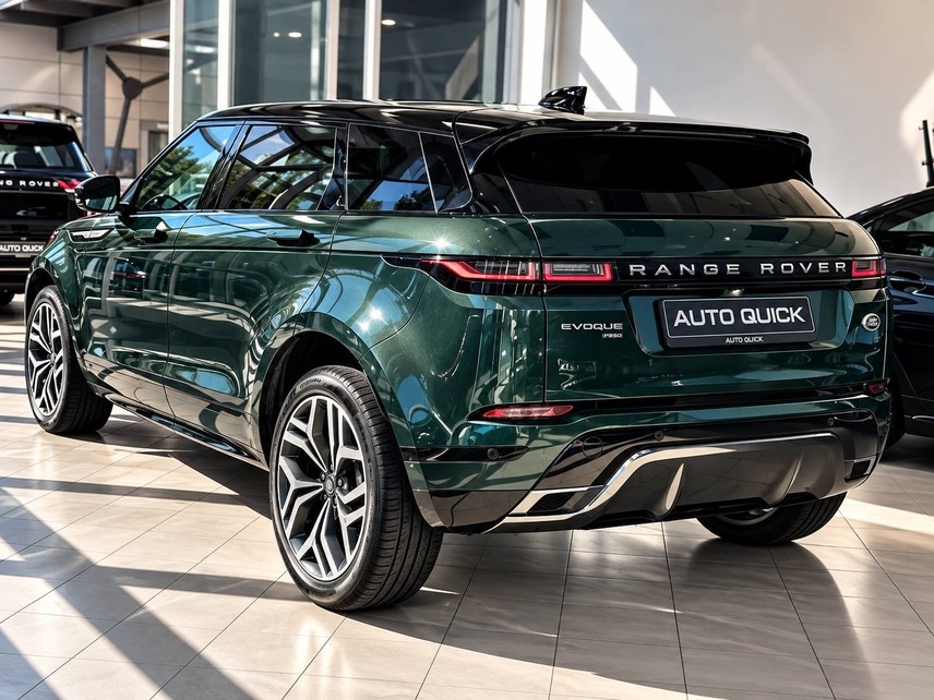 Land Rover Range Rover Evoque, 2022, Зелёный — фото 5