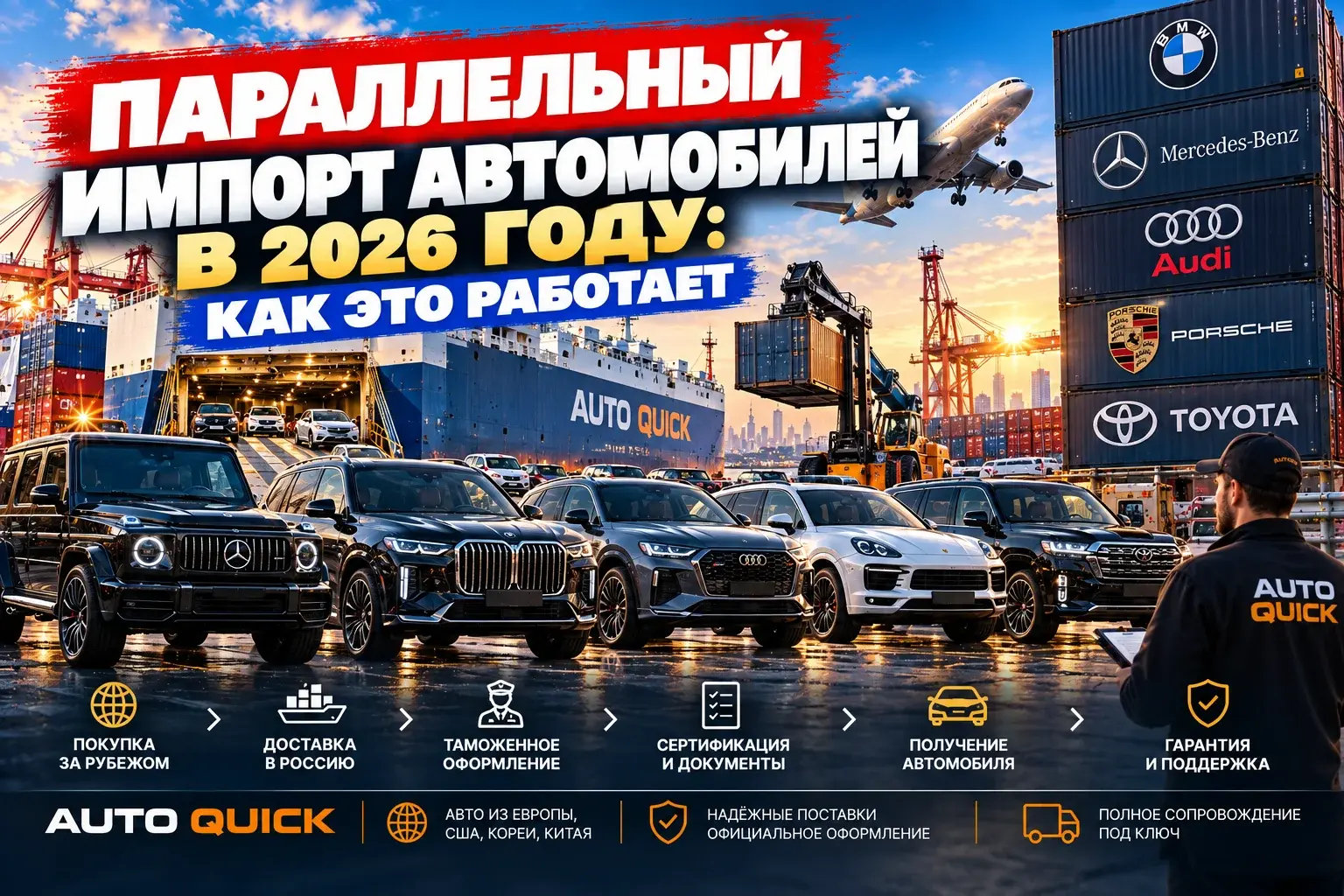Параллельный импорт автомобилей в 2026 году: как это работает