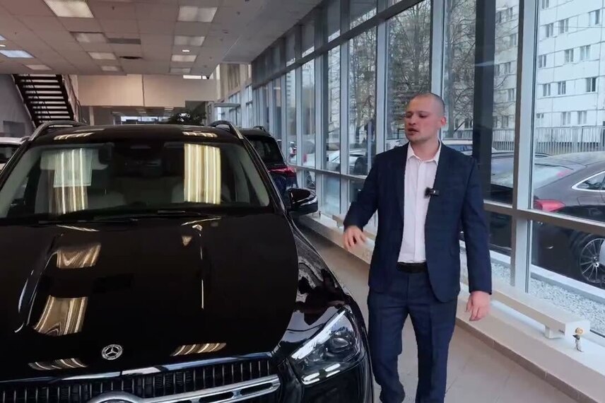Mercedes-Benz GLE350 Черный на бежевом